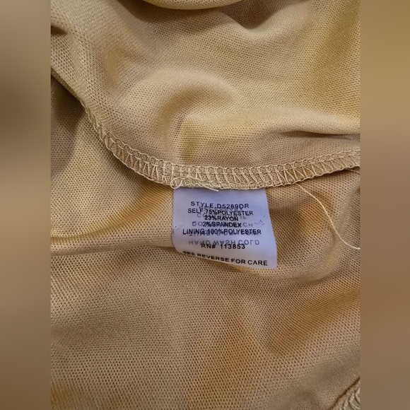 Sugar lips women's yellow maxi dress size medium - Picture 4 of 5